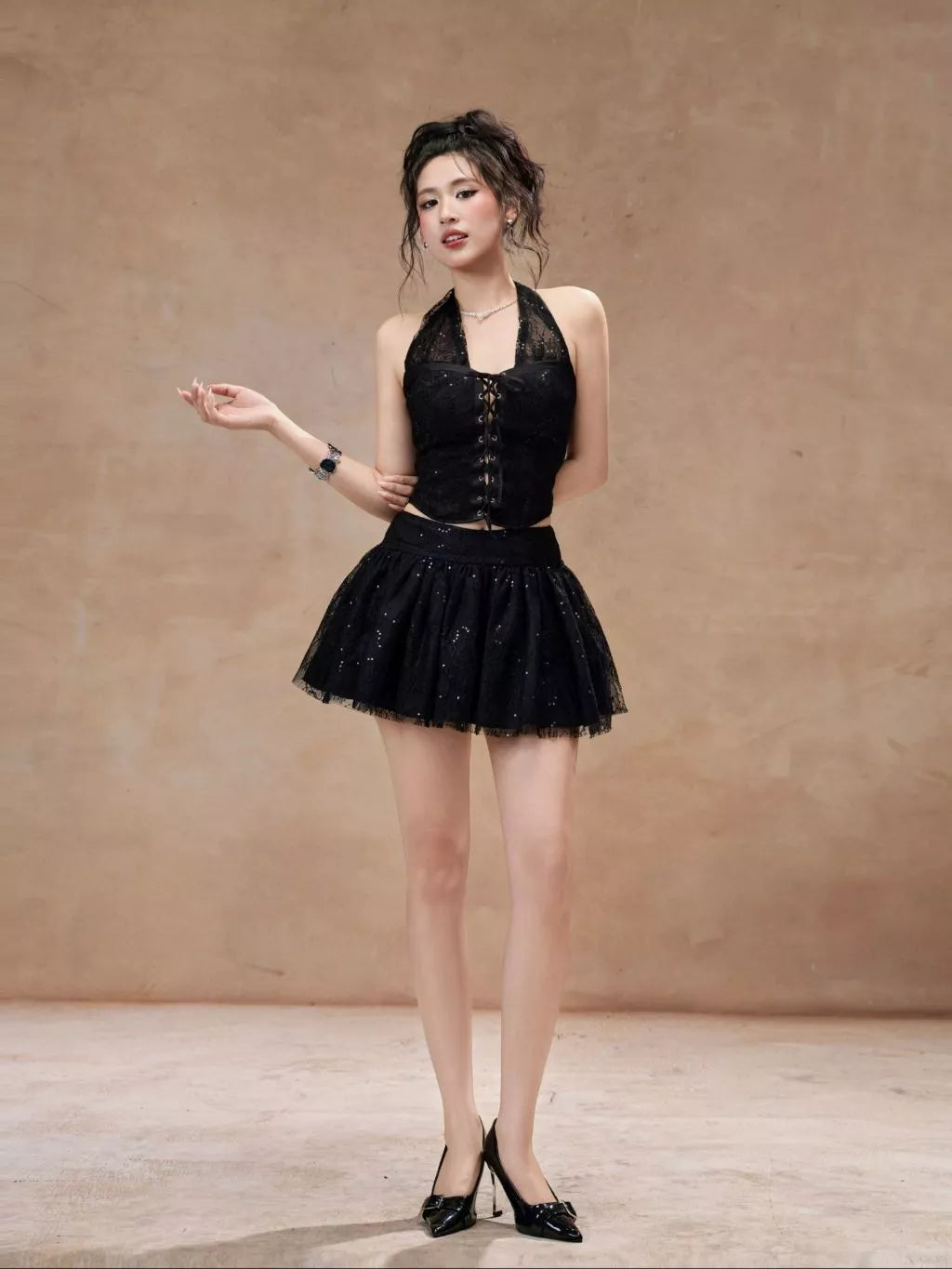 Crispuscloset Flane Skirt