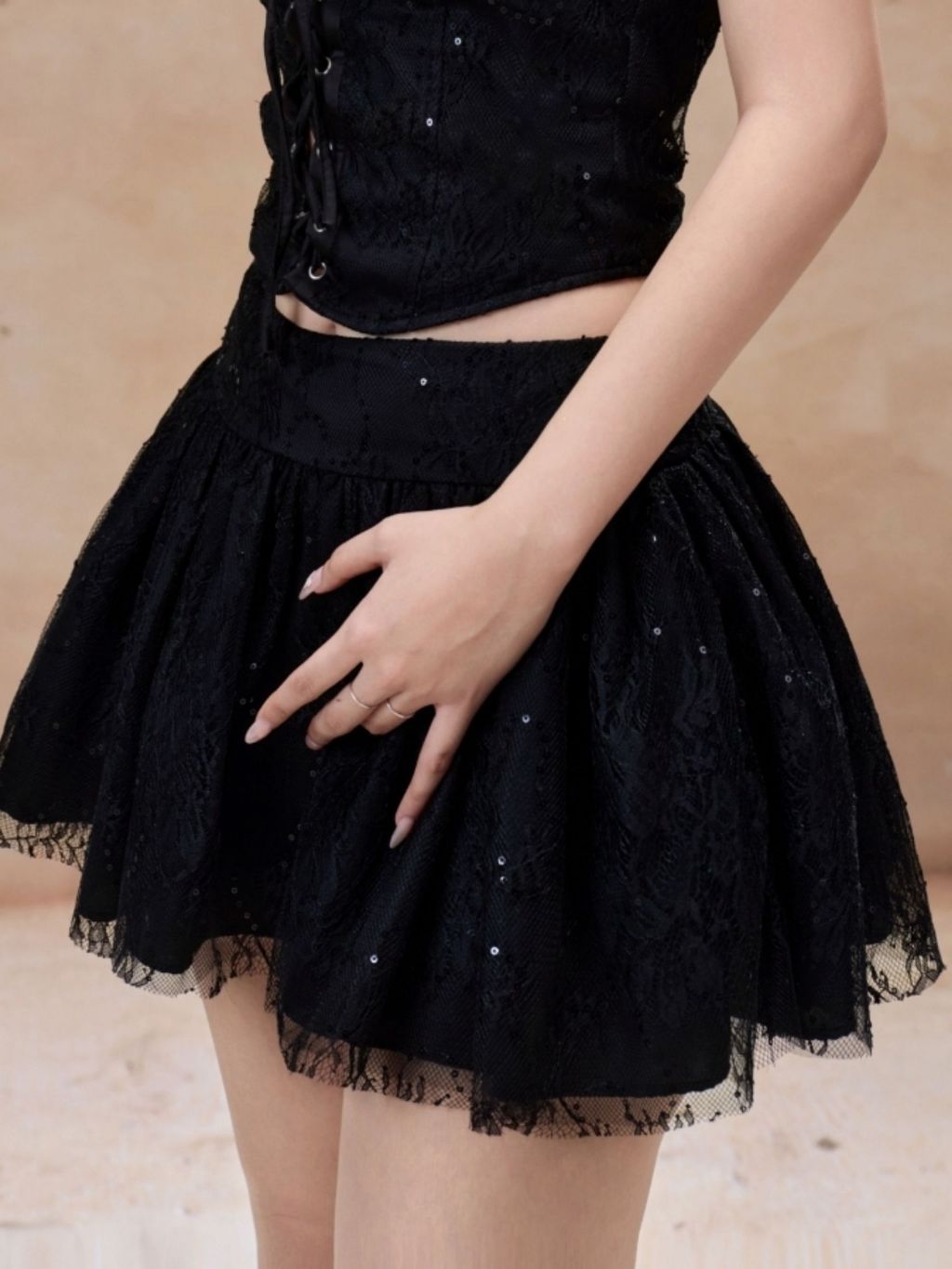 Crispuscloset Flane Skirt