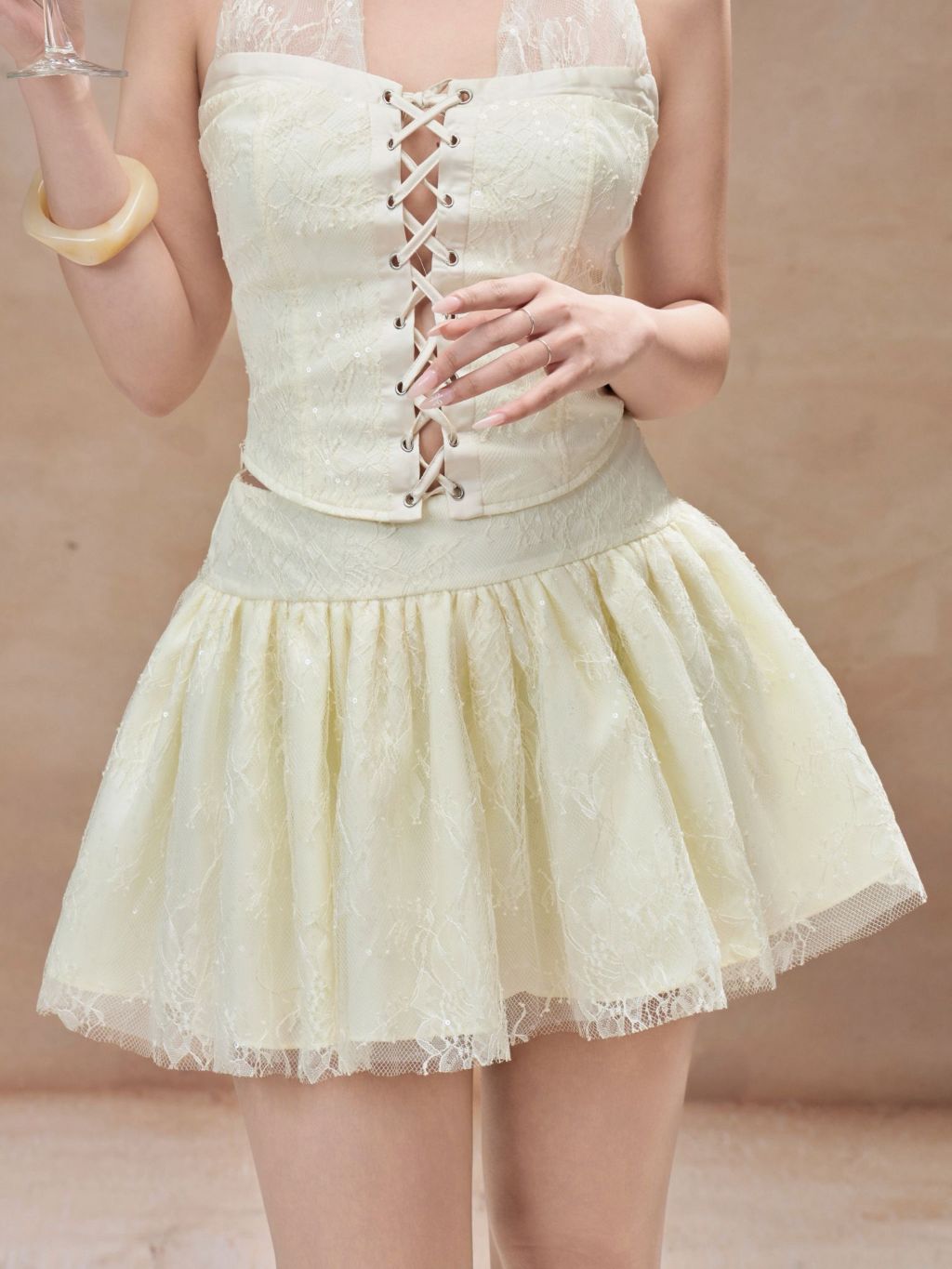 Crispuscloset Flane Skirt