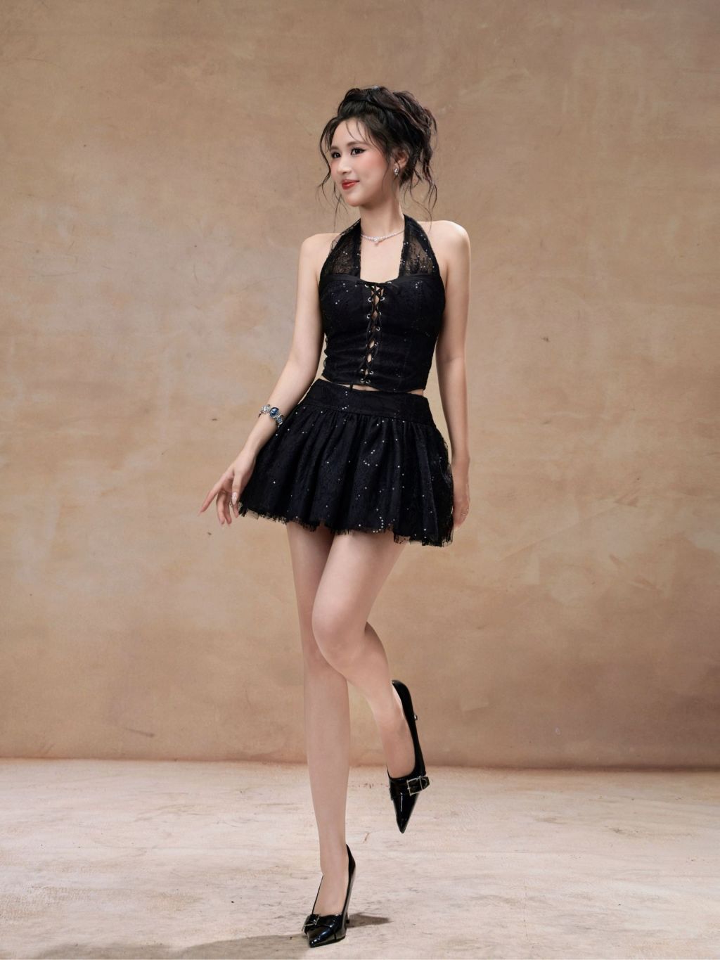 Crispuscloset Flane Skirt