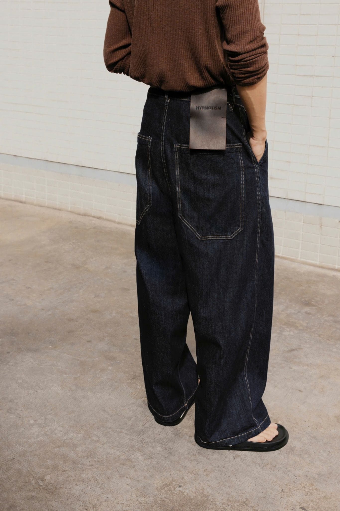 Hypnotism Flaque Denim Pants