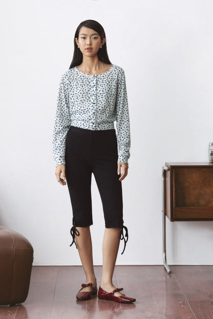 Libe Floral Lace Trim Cardigan (Pre-order)