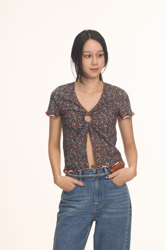 Libe Floral O-Ring Top (Pre-order)
