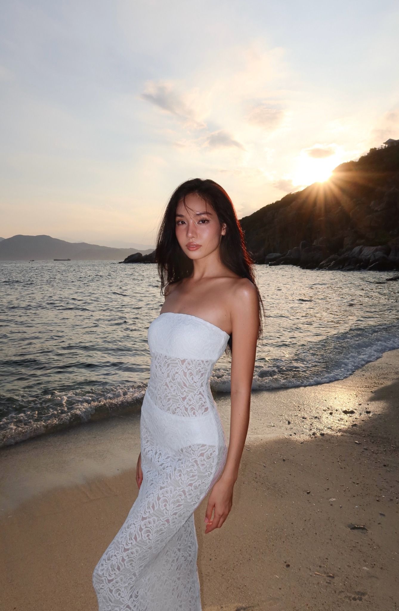 Iamcoco Flower Of Sunset Dress