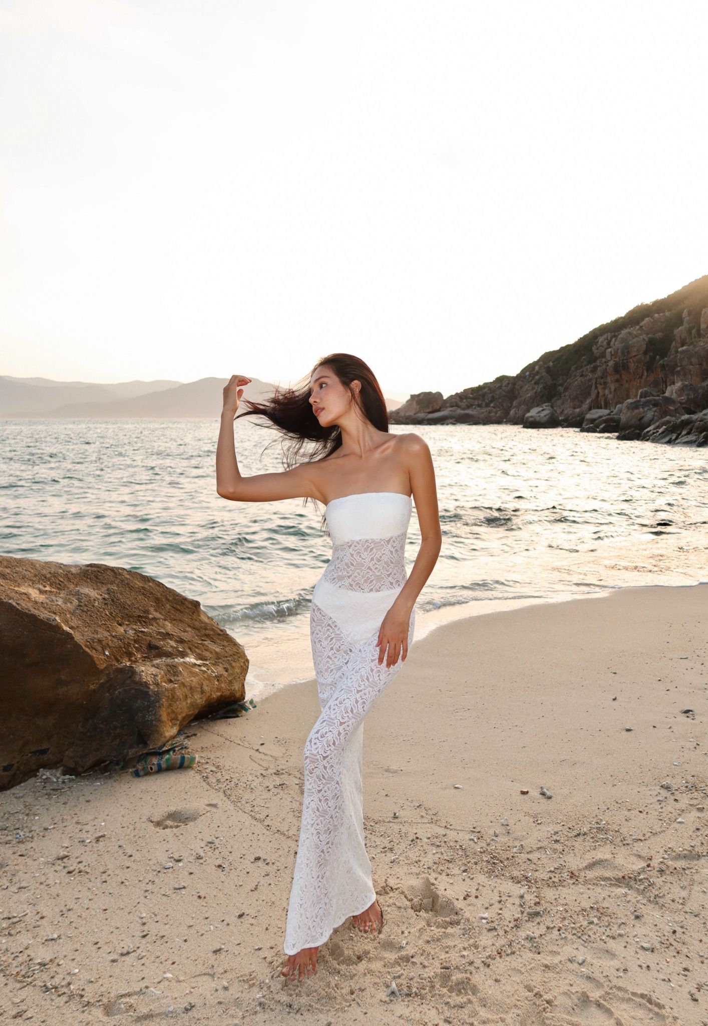 Iamcoco Flower Of Sunset Dress