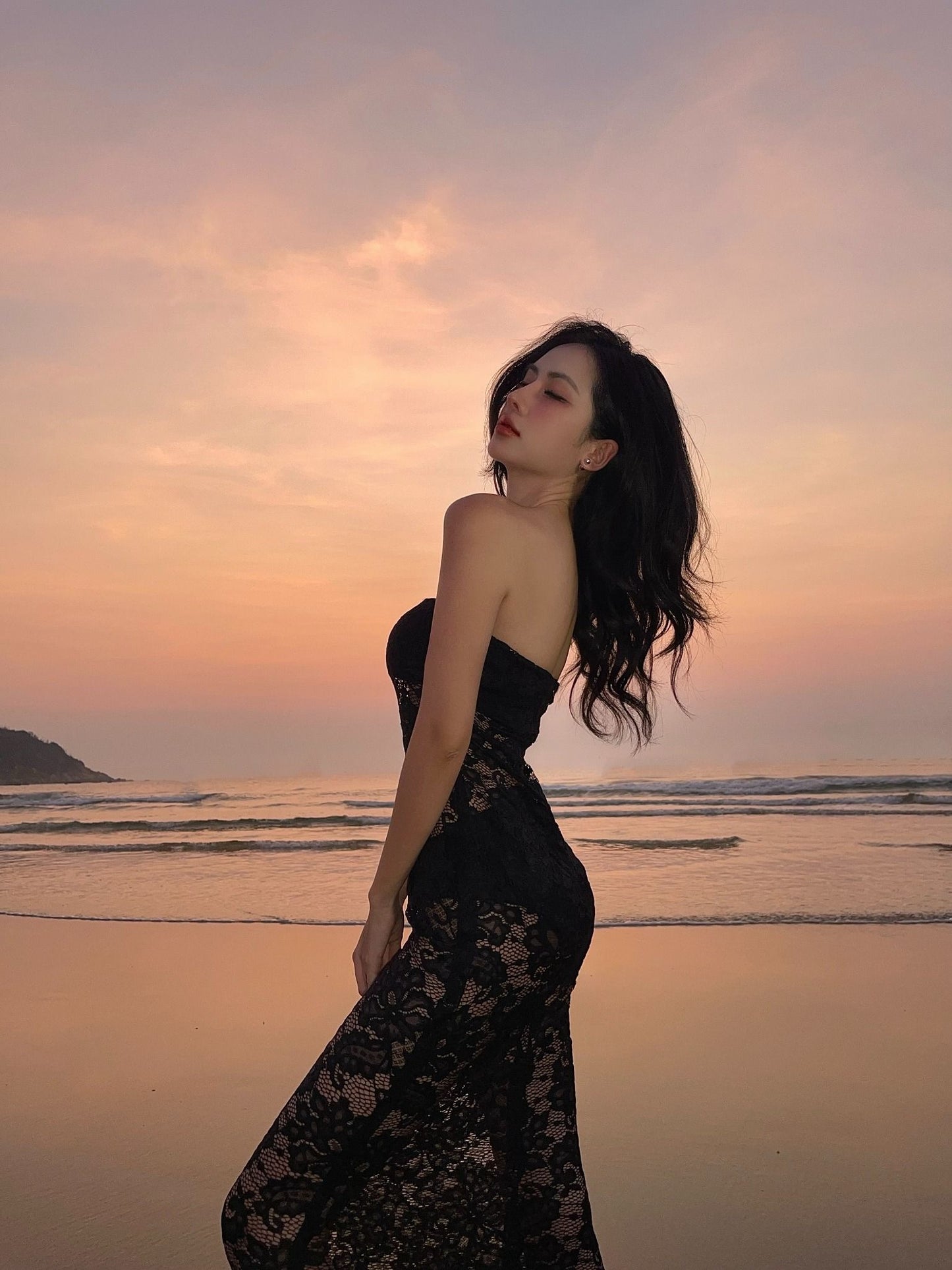 Iamcoco Flower Of Sunset Dress