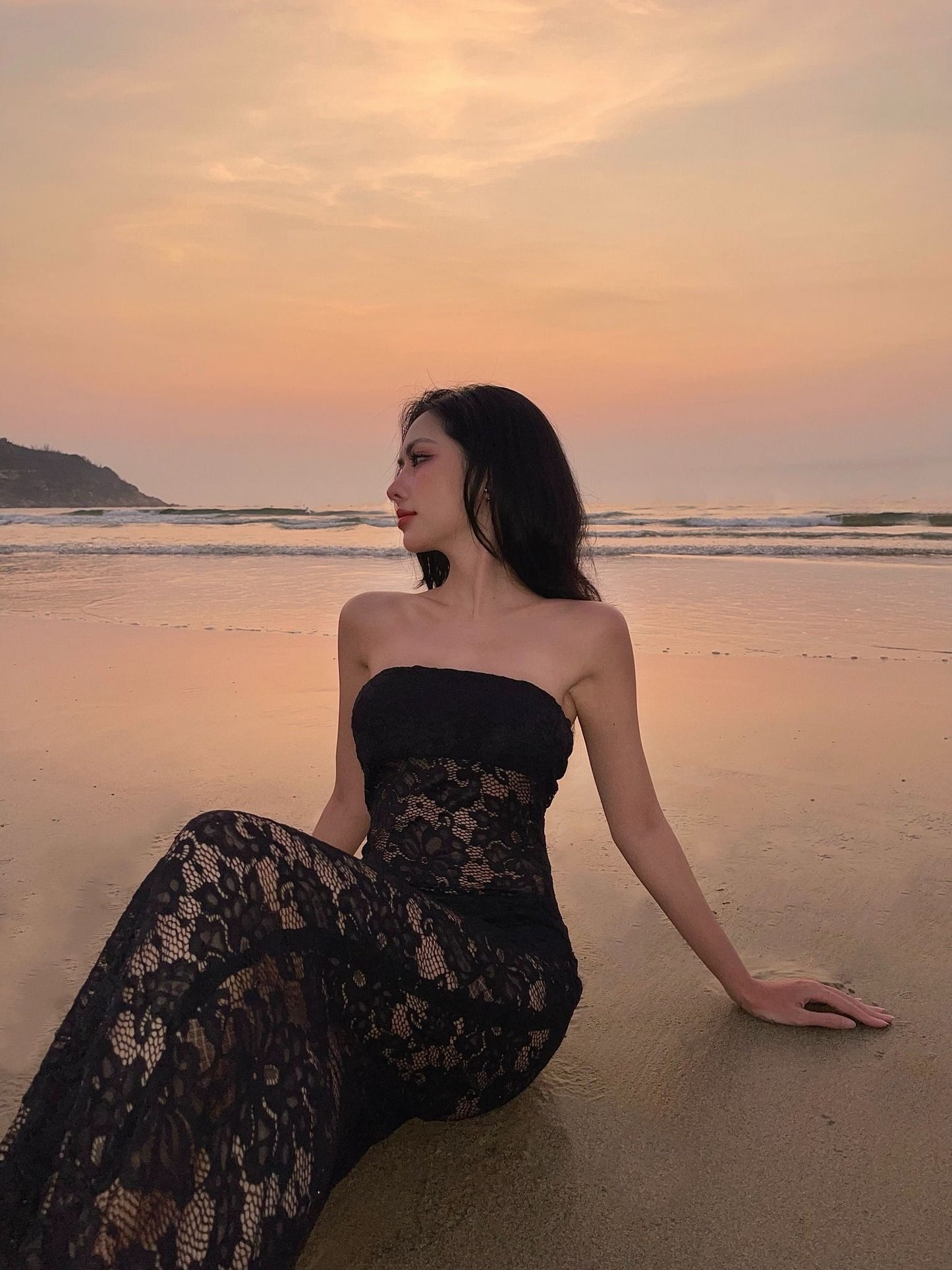 Iamcoco Flower Of Sunset Dress