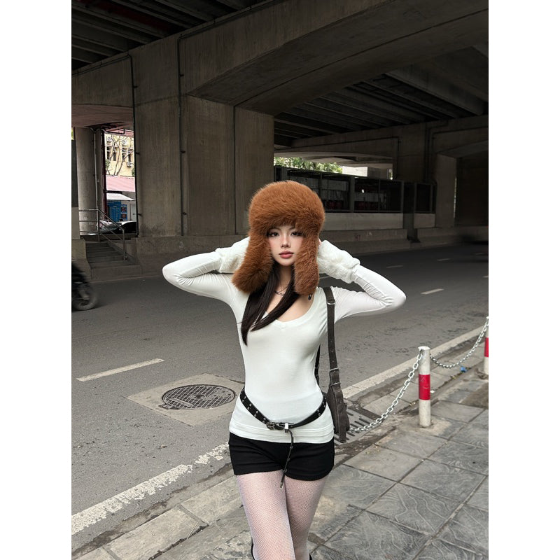 179Dress Fur Top