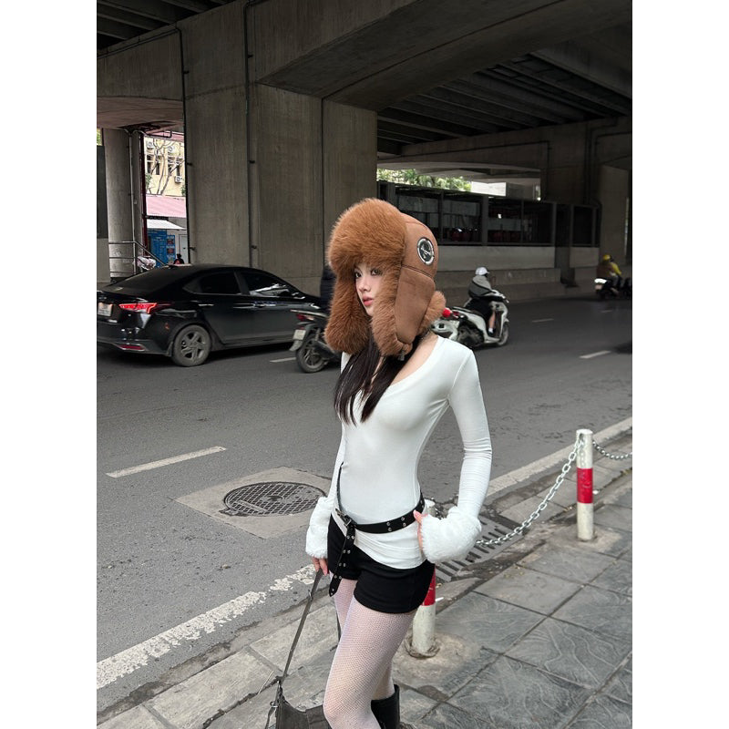 179Dress Fur Top