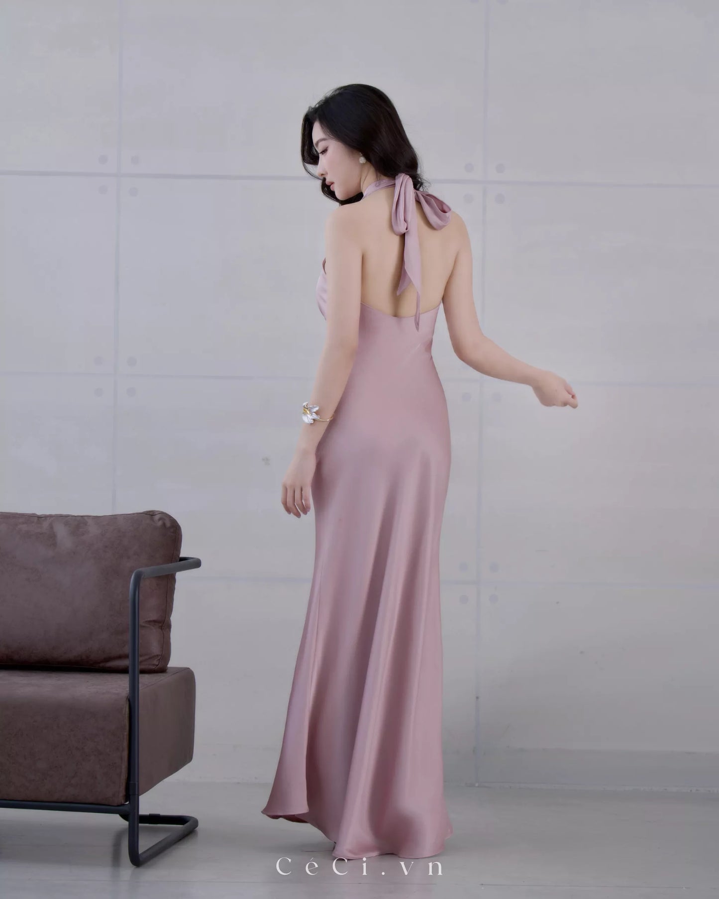 Ceci Gabrille Dress - Dusty Petal