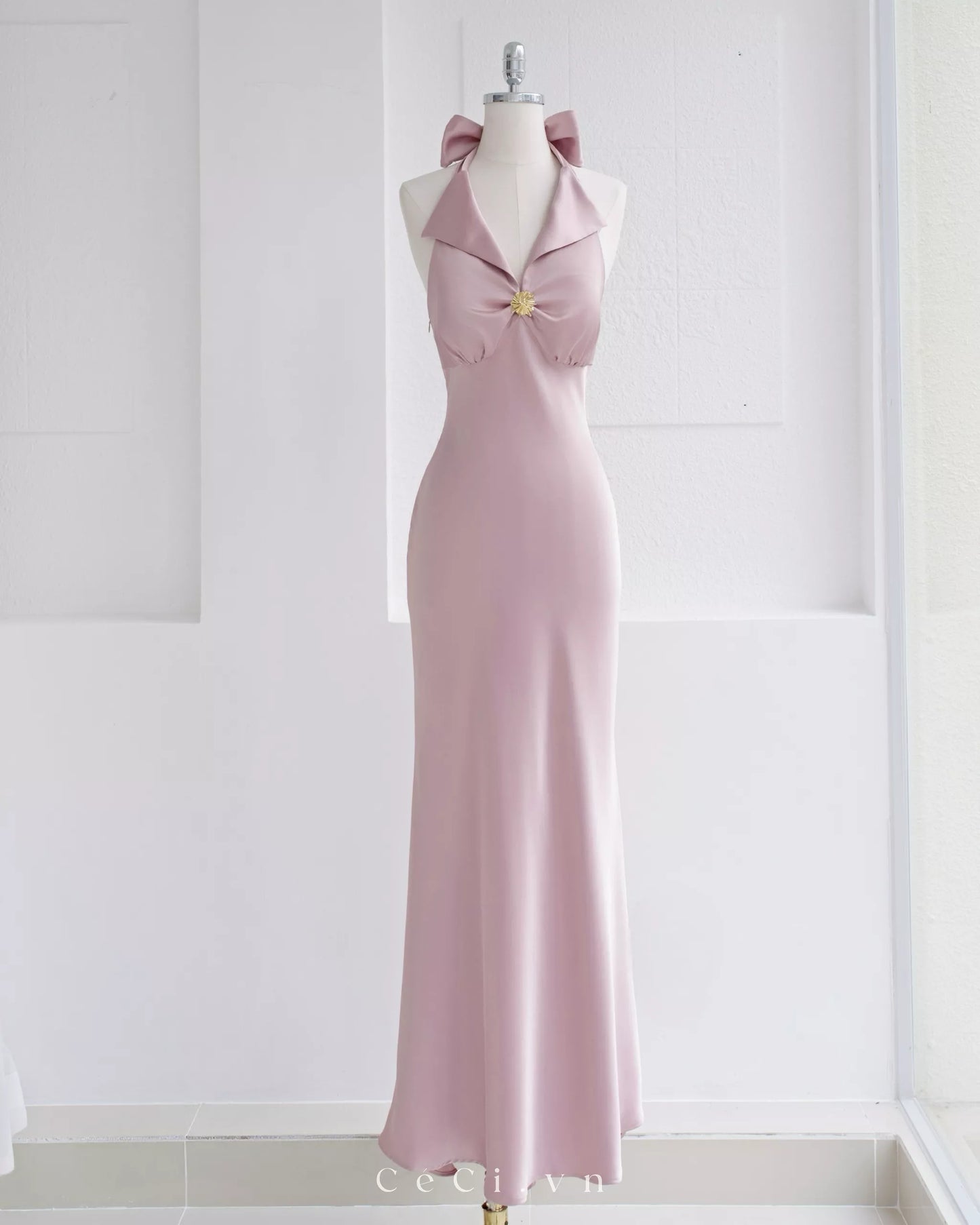 Ceci Gabrille Dress - Dusty Petal