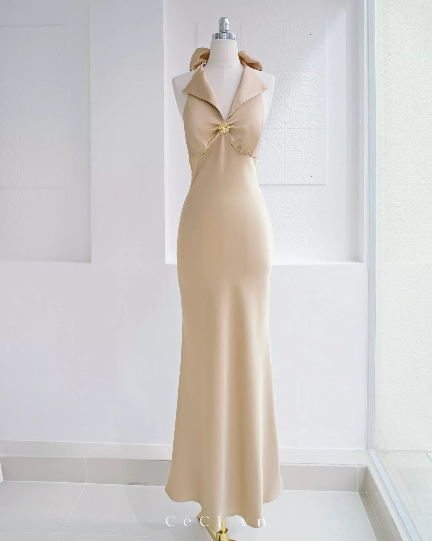 Ceci Gabrille Dress - Honey Bronze