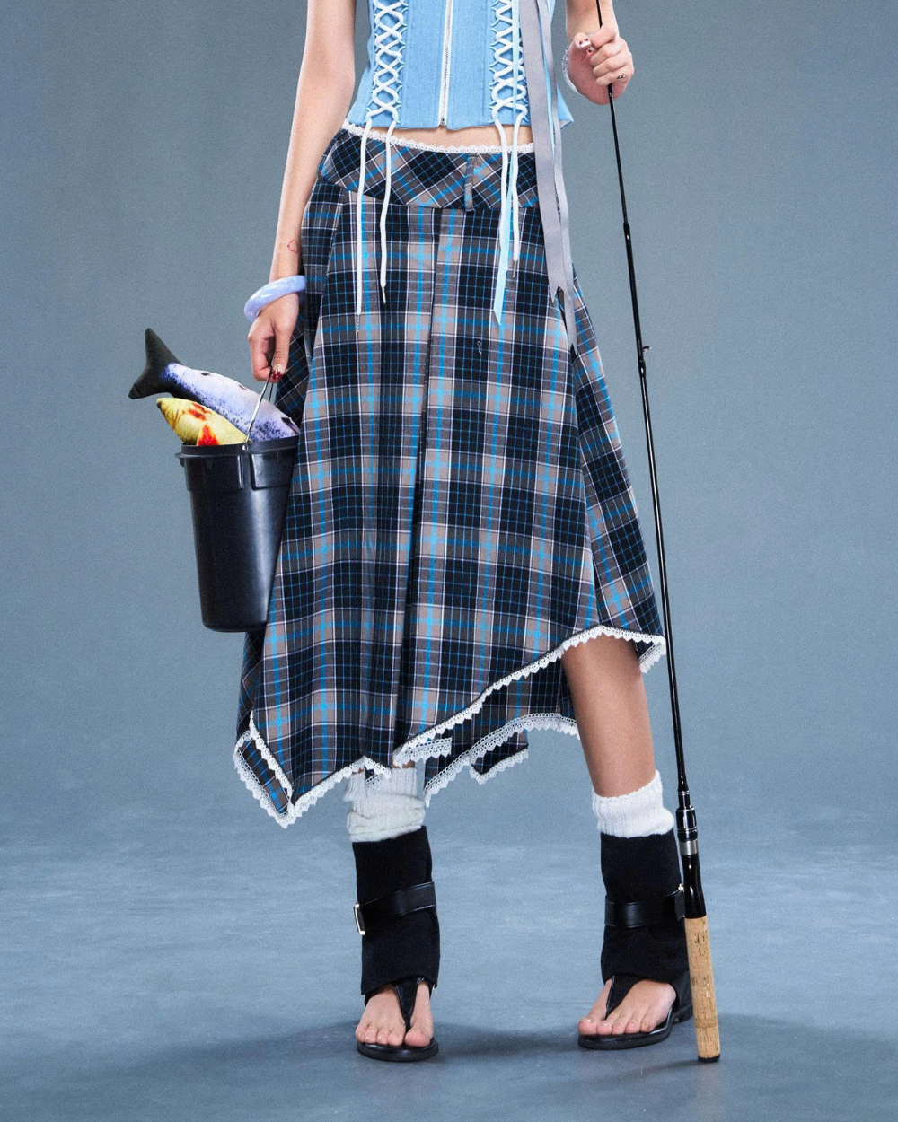 Sodope Club Blue Bear Top & Gambit Skirt (Pre-order)