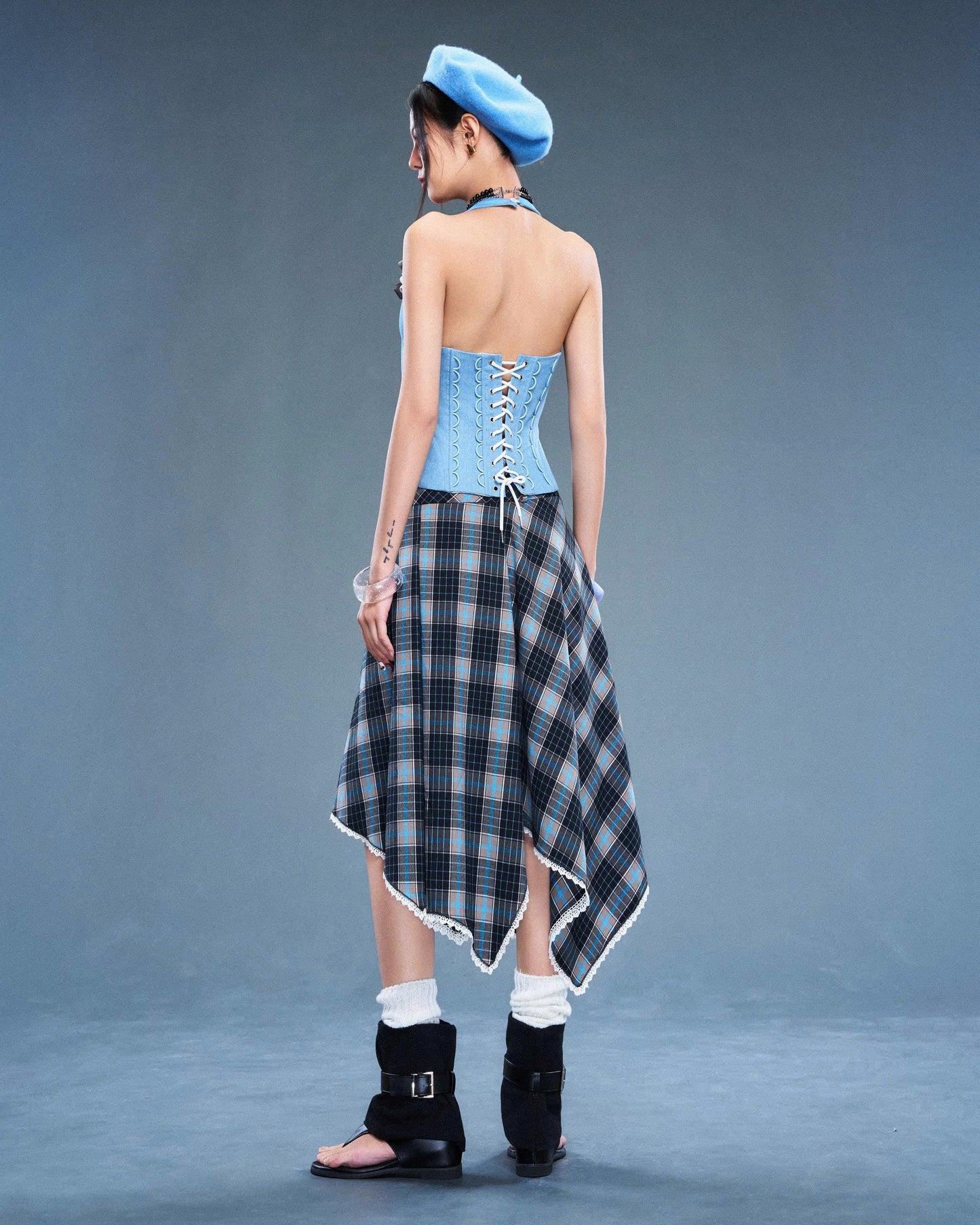 Sodope Club Blue Bear Top & Gambit Skirt (Pre-order)