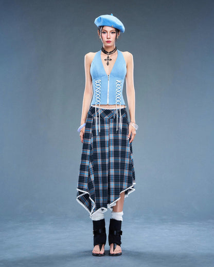 Sodope Club Blue Bear Top & Gambit Skirt (Pre-order)