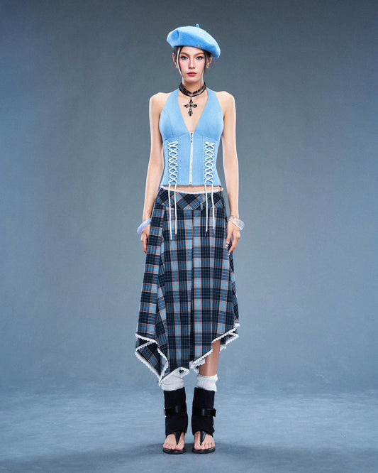 Sodope Club Blue Bear Top & Gambit Skirt (Pre-order)