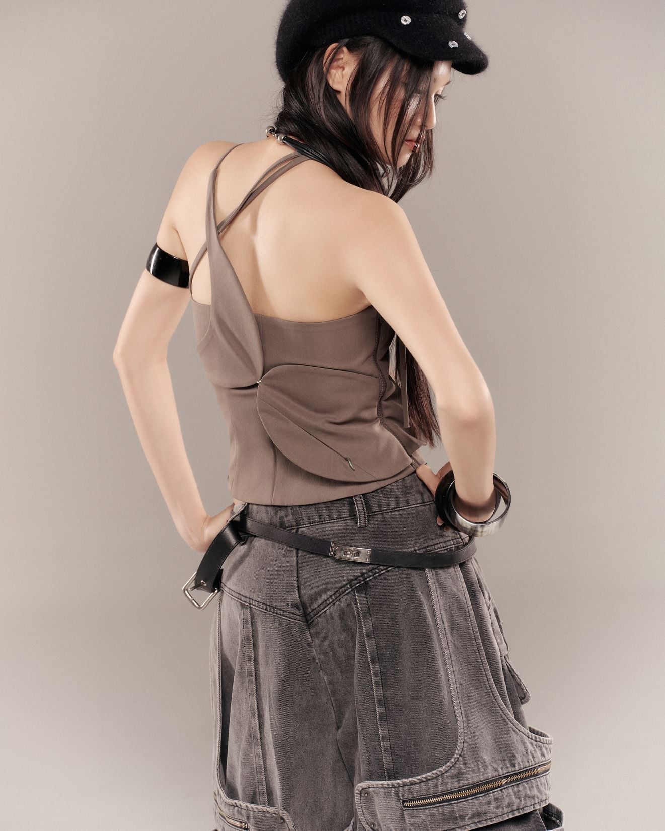 Bunny Hill Gasmira Shorts (Grey Wash)