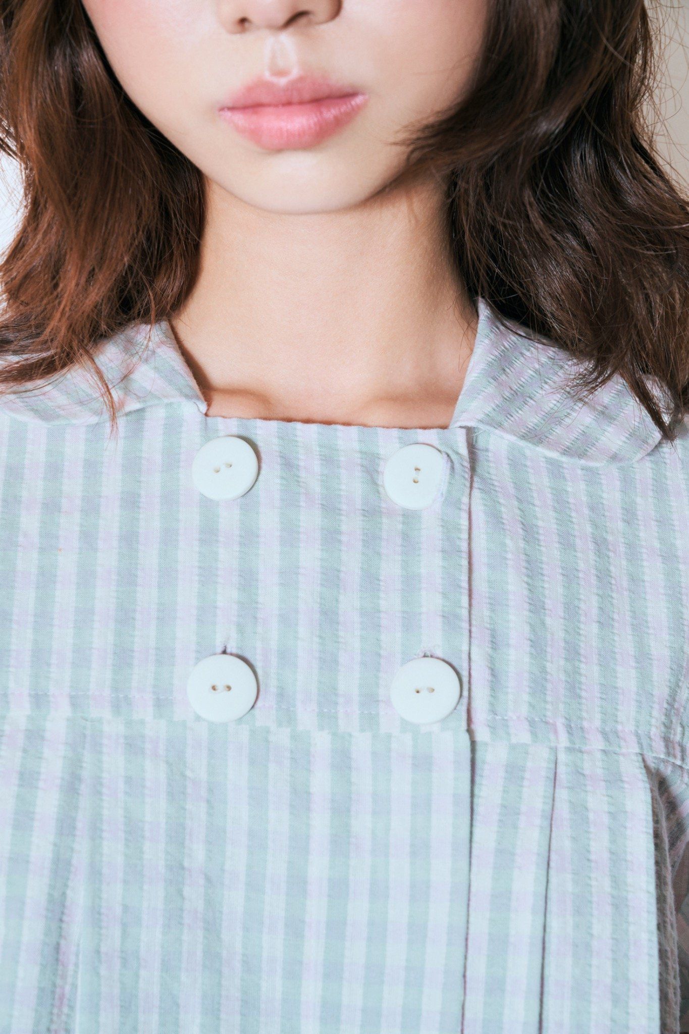 Libe Gingham Babydoll Top (Pre-order)