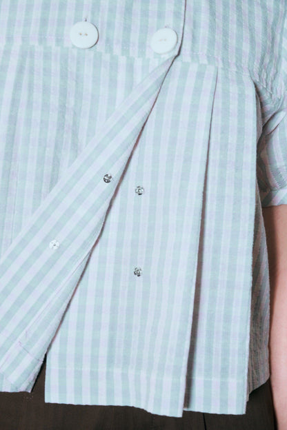 Libe Gingham Babydoll Top (Pre-order)