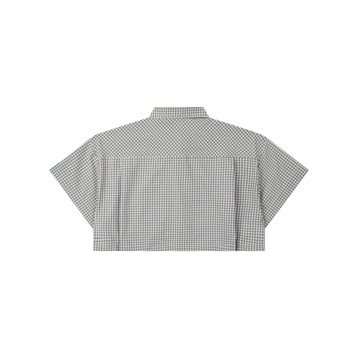Push Push Gingham Crop Shirt