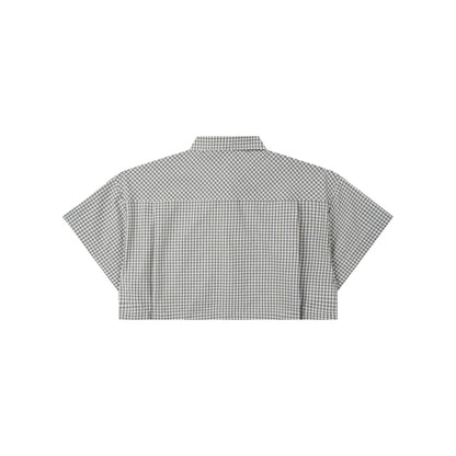 Push Push Gingham Crop Shirt