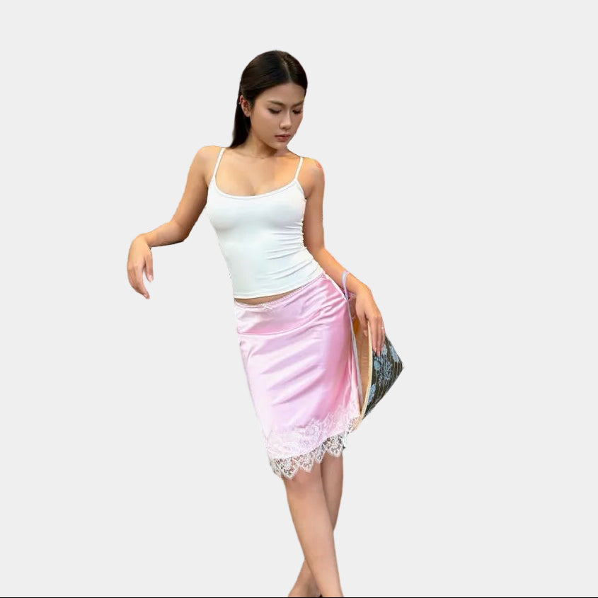 Trouvaile.co_ Glam Midi Skirt