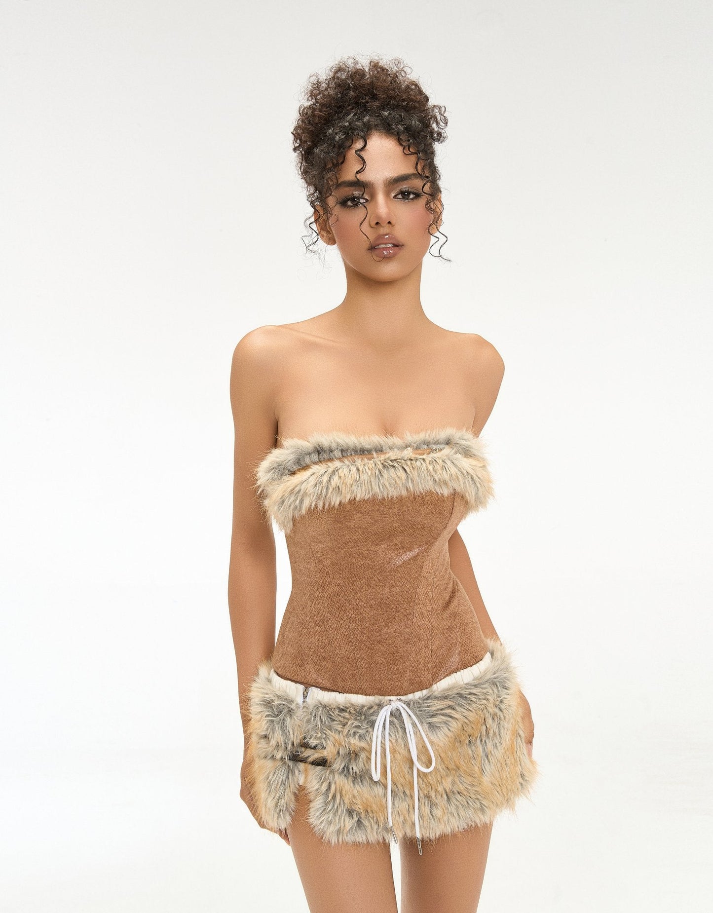 Eminist Golden Feather Corset