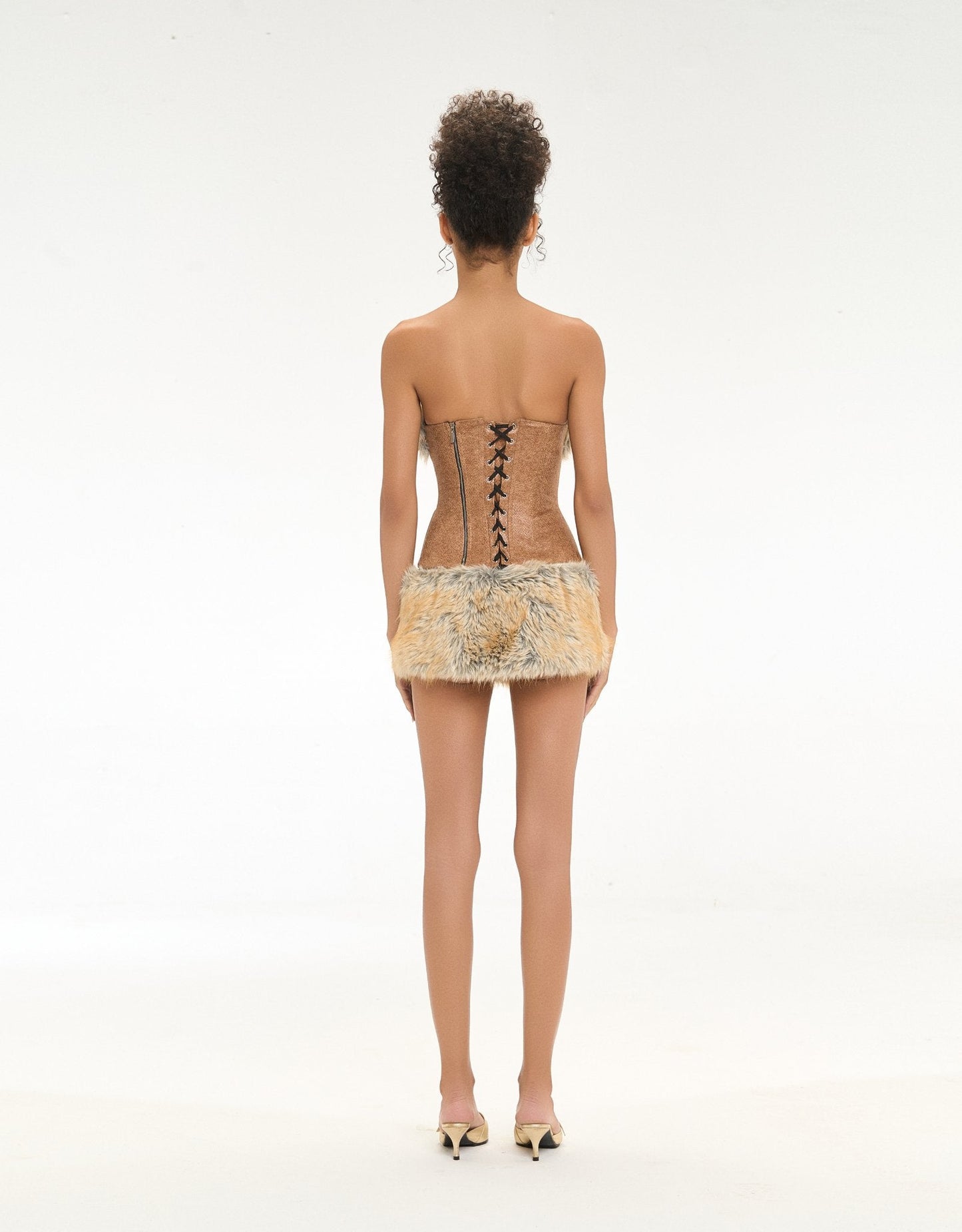 Eminist Golden Feather Corset