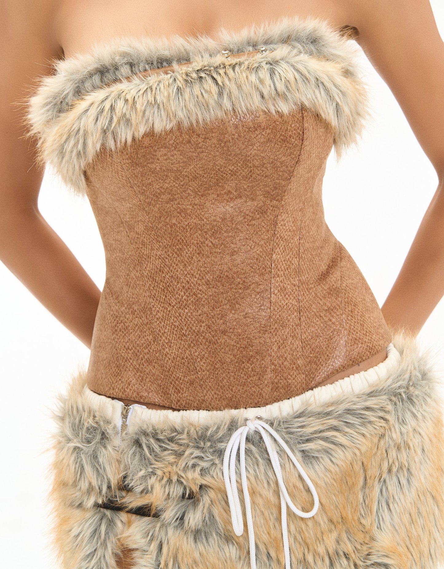 Eminist Golden Feather Corset