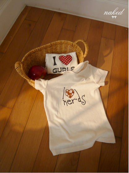 Nakedbyv Graphic Fitted Baby Tee (Pre-order)