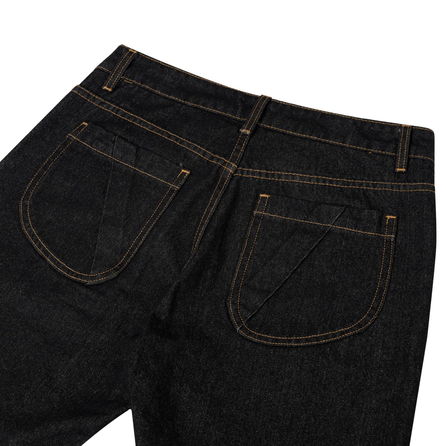 The Beuter Grey Flare Raw Denim Jeans