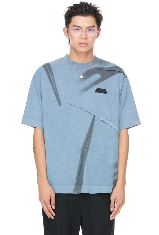 The Beuter Grey Stone Wrinkled T-Shirt