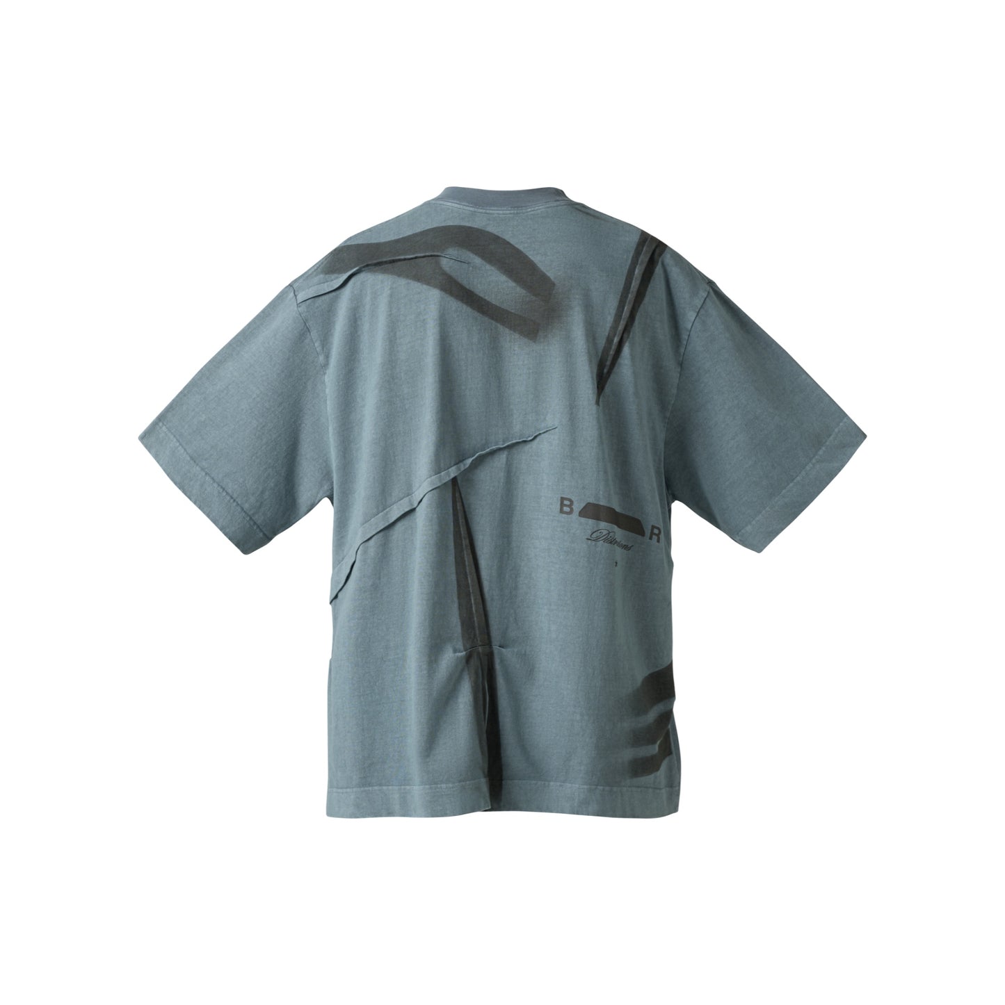 The Beuter Grey Stone Wrinkled T-Shirt