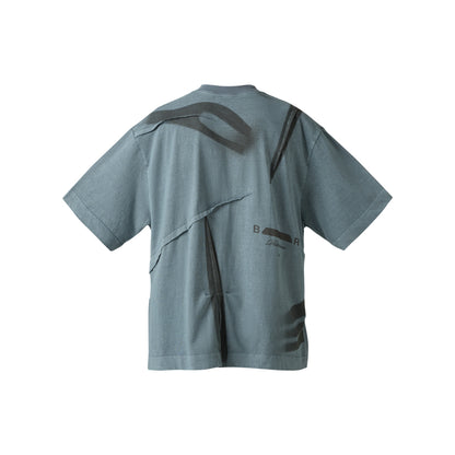 The Beuter Grey Stone Wrinkled T-Shirt