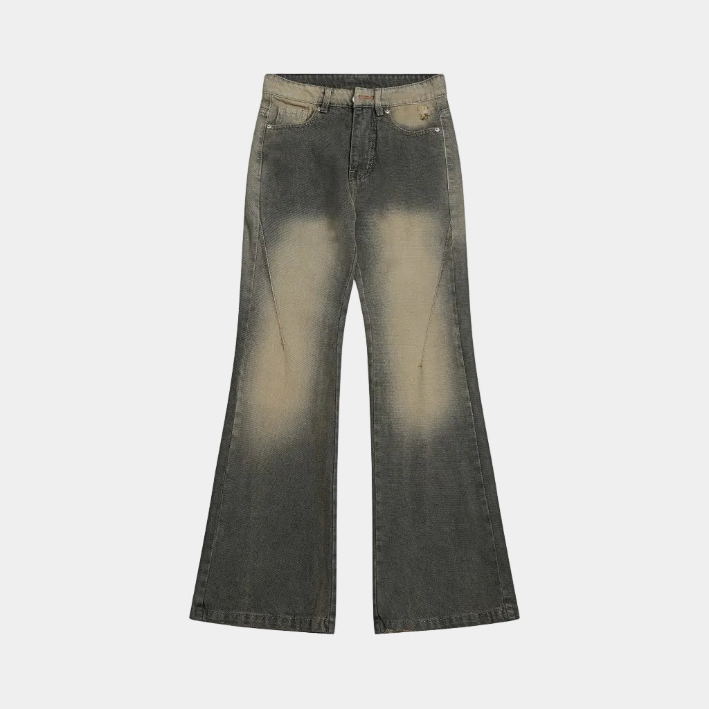 WHOSE Grind Flared Jeans Wash Ver 1