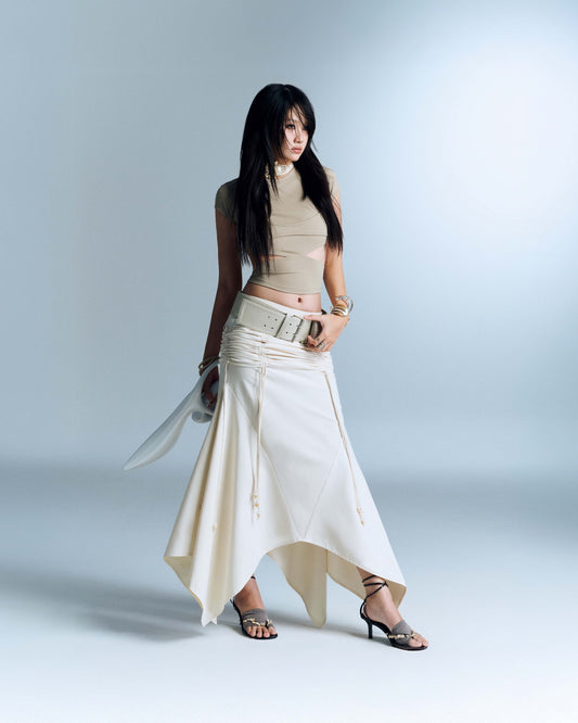 Bunny Hill Harlow Skirt - Ivory (Pre-order)
