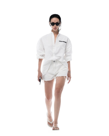 STRESSMAMA Hôtel Mama Denim Shorts (Pre-order)