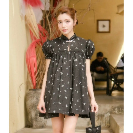 Aguja Ha Thao Black Mini Dress