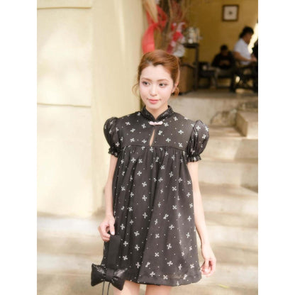 Aguja Ha Thao Black Mini Dress