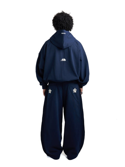 Hades Heaven’S Call Hoodie Zip - Blue Navy