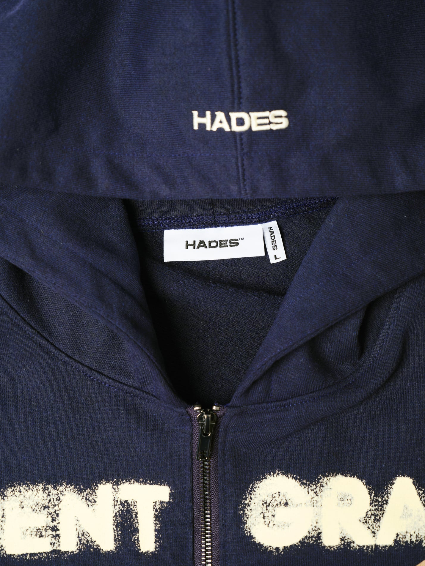 Hades Heaven’S Call Hoodie Zip - Blue Navy