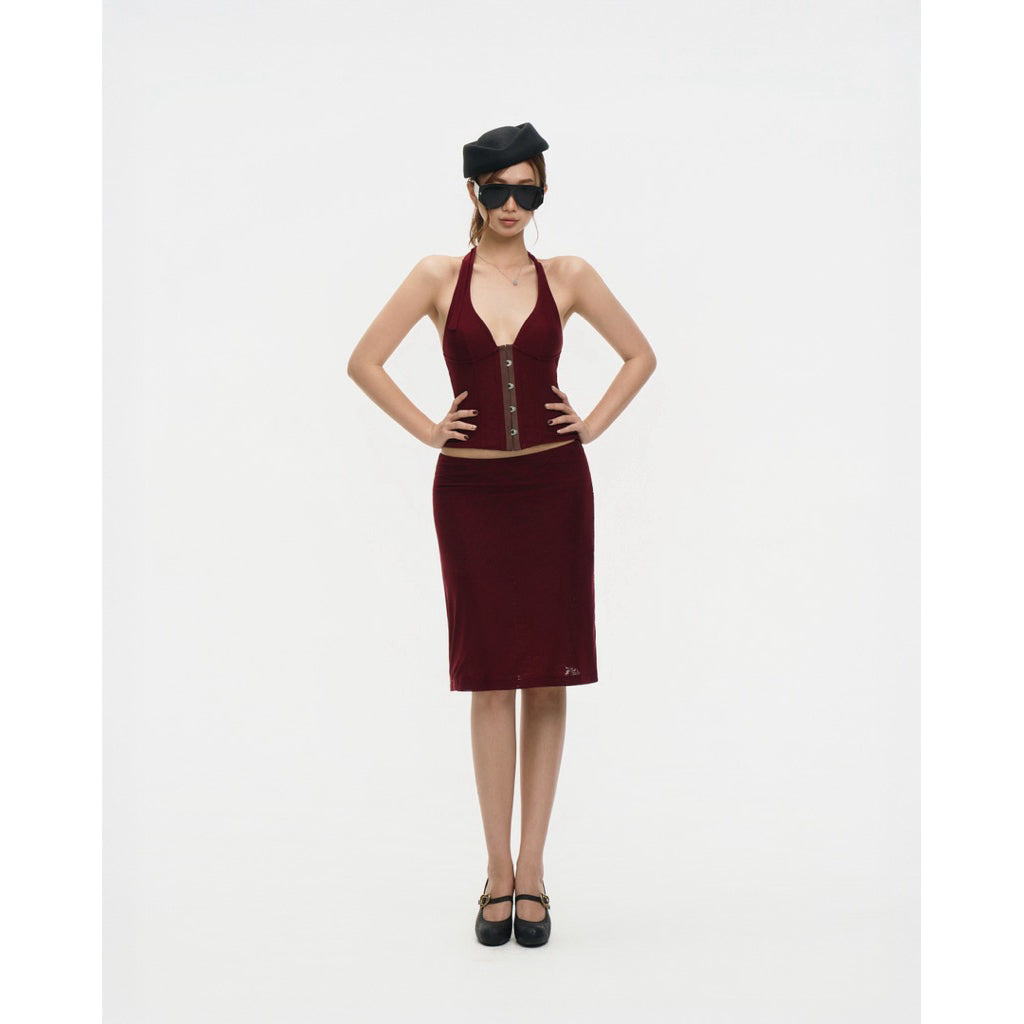Healing Breathe Midiskirt