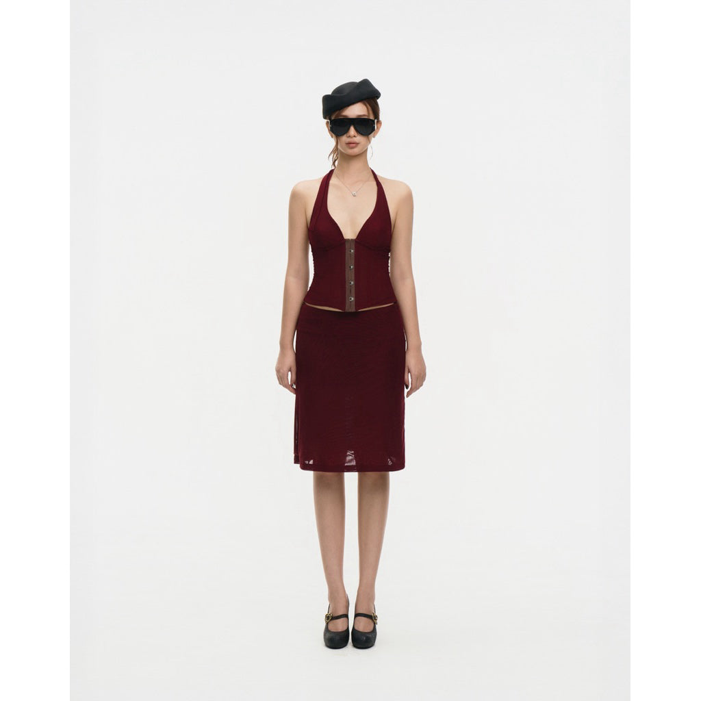 Healing Breathe Midiskirt
