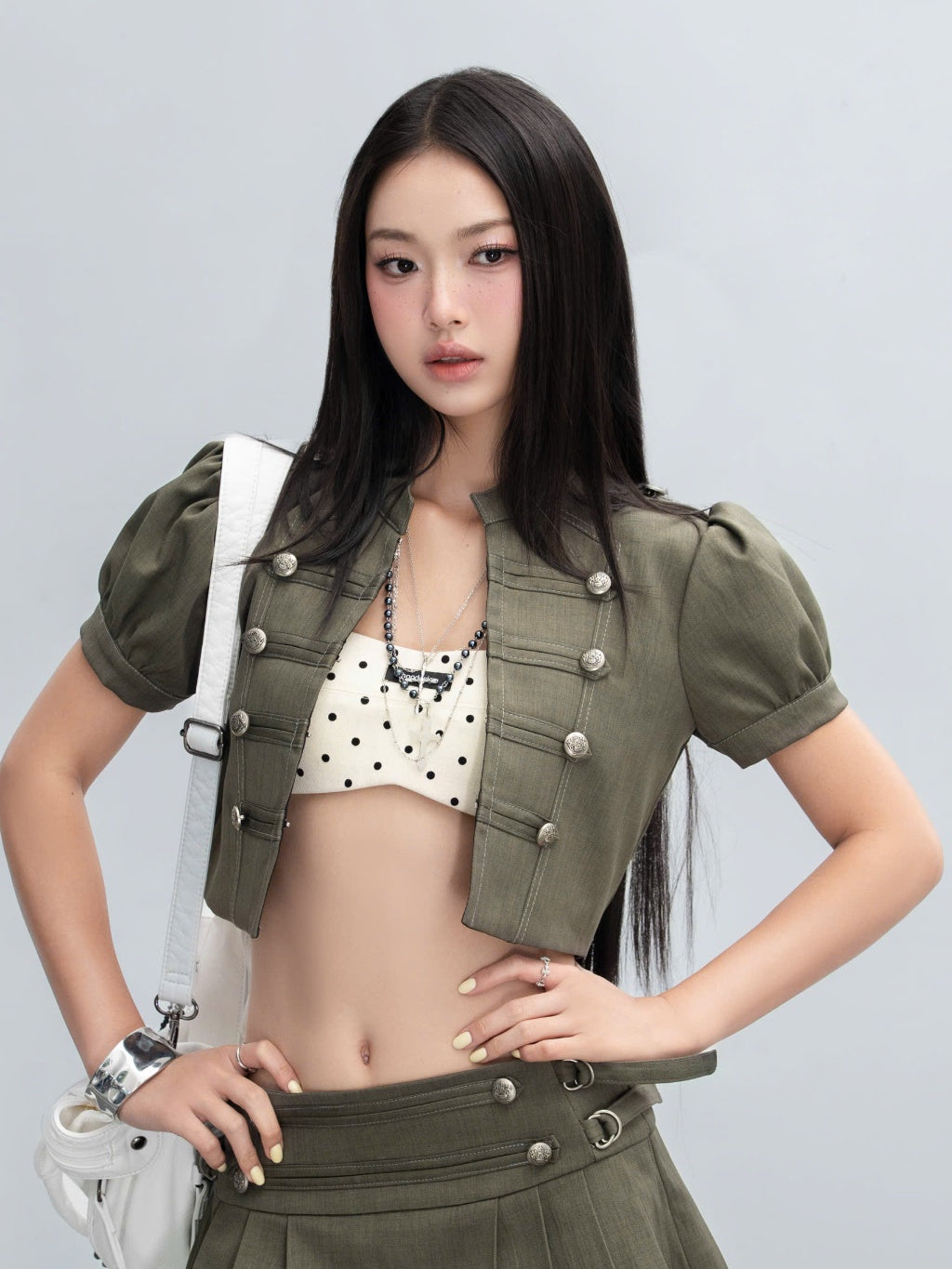 Hoo Design Army Skirt