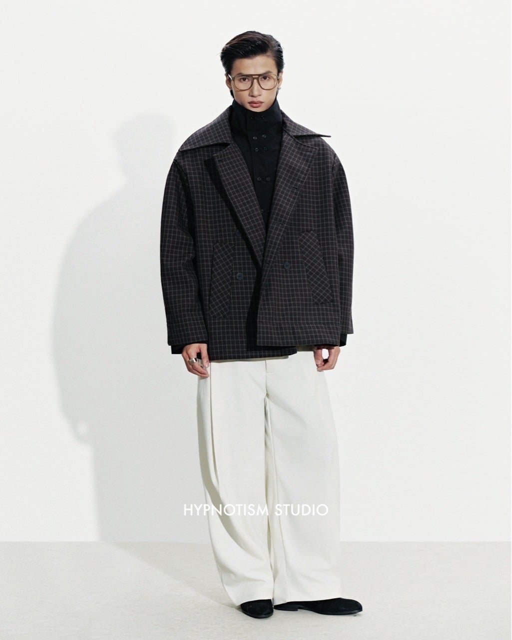 Hypnotism Anchor Check Jacket