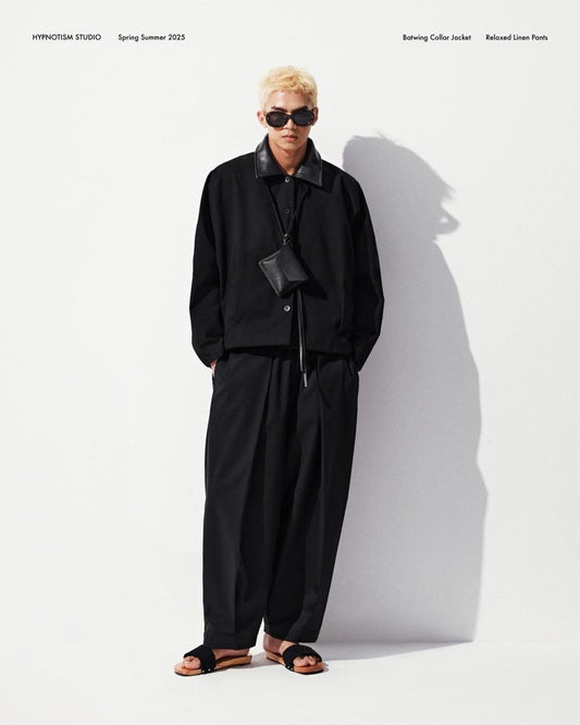 Hypnotism Batwing Collar Jacket