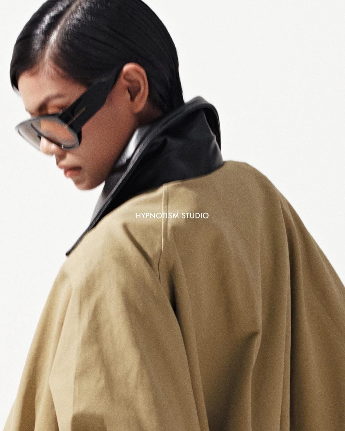 Hypnotism Batwing Collar Jacket