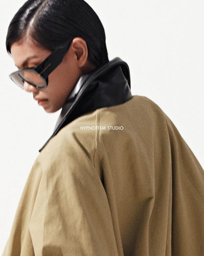 Hypnotism Batwing Collar Jacket