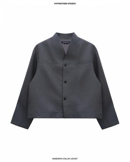Hypnotism Mandarin Collar Jacket