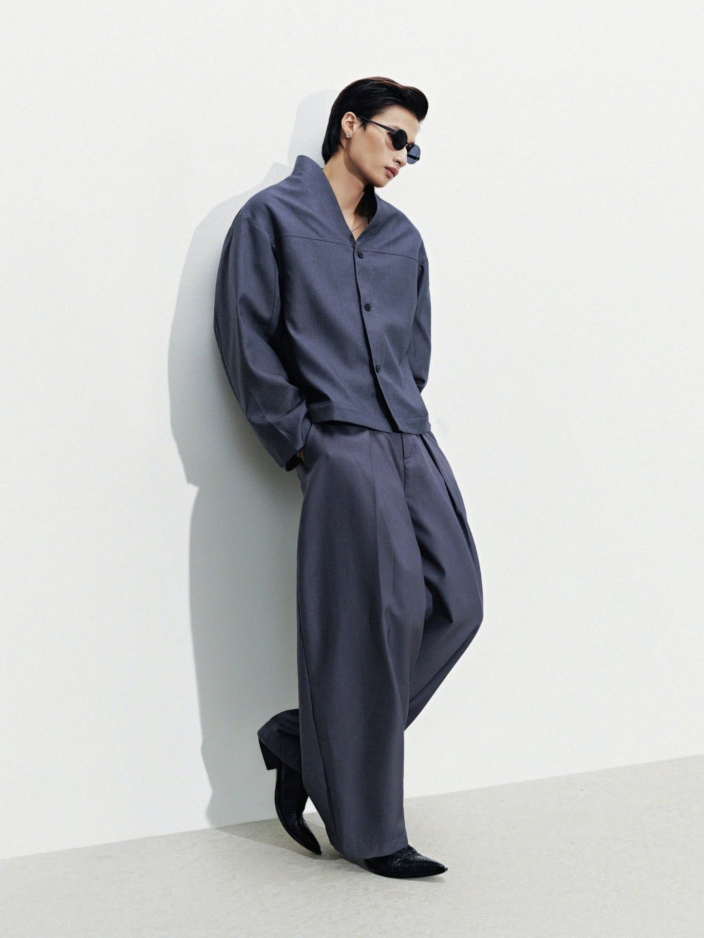Hypnotism Mandarin Collar Jacket